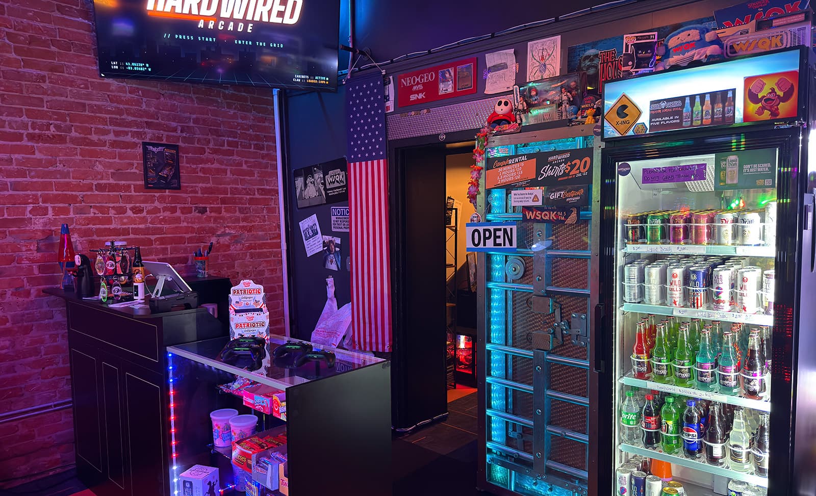 Classic arcade cabinets